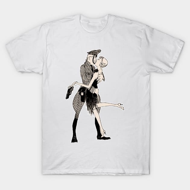 German soldier in love with cabaret dancer T-Shirt by Marccelus